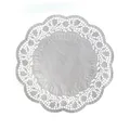 Następne zdjęcie produktu Serwetka dekoracyjna (PAP) okrągła biała średnica 34cm [100 szt]