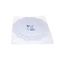 Następne zdjęcie produktu Serwetka dekoracyjna (PAP) okrągła biała średnica 36cm [100 szt]