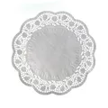 Następne zdjęcie produktu Serwetka dekoracyjna (PAP) okrągła biała średnica 36cm [100 szt]