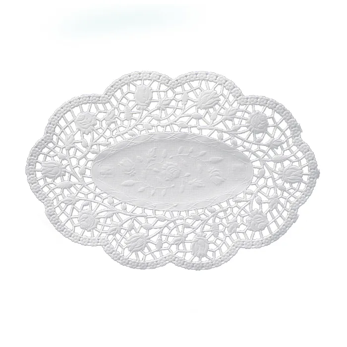 Główne zdjęcie produktu Dekorativní krajky oválné 37 x 50 cm [100 ks]