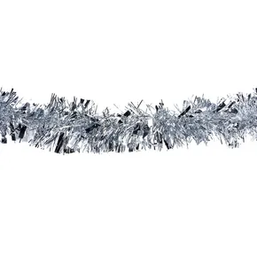 Girlanda foliowa (PET) srebrna średnica 11cm x 2m [1 szt]
