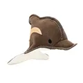 Następne zdjęcie produktu Delfín, 22 cm, kožená robustní hračka, HIPHOP DOG, hnědošedá/bílá
