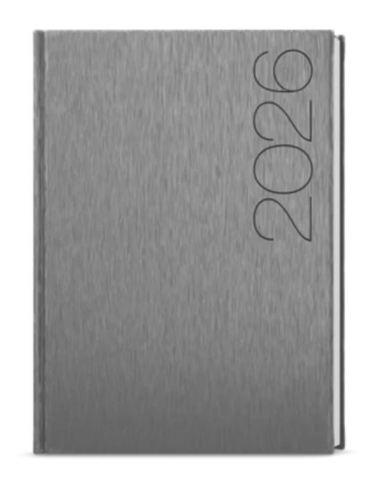 Główne zdjęcie produktu Denní diář - David - ForMen - A5 - Grey