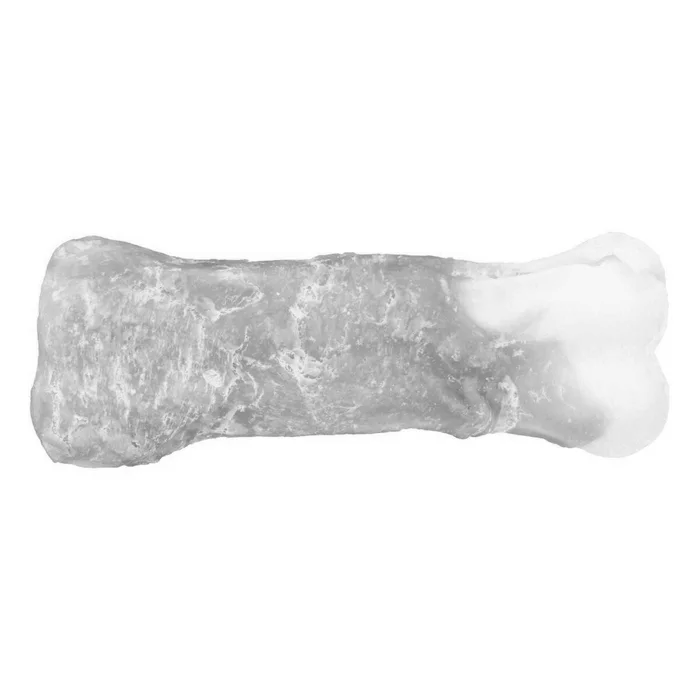 Główne zdjęcie produktu DENTAfun buvolí kosti bílé s kuřecím masem 11 cm, 2x60g