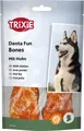Następne zdjęcie produktu DENTAfun Biała kość bawola z mięsem kurczaka 11 cm, 2x60g