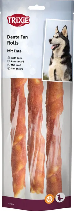 Główne zdjęcie produktu DENTAfun-tyčinka svázaná kachním masem 3ks, 28cm/250g