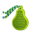 Następne zdjęcie produktu Dentální hračka hruška přírodní guma pro štěňata s látkovým střapcem 9 cm HipHop