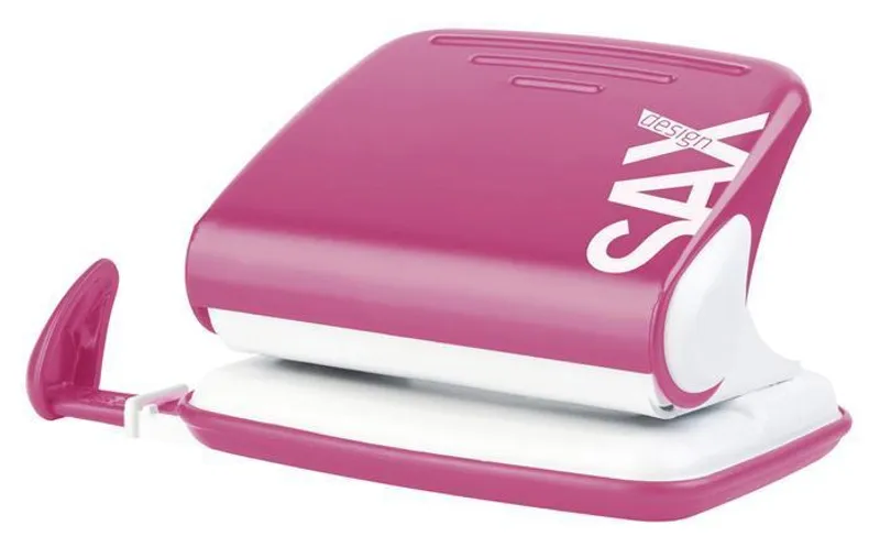 Główne zdjęcie produktu Děrovačka "Design", magenta, 20 listů, SAX