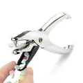 Dziurkacz na 10 arkuszy, ręczny, 1 otwór, metal, RAPESCO 25, srebrny