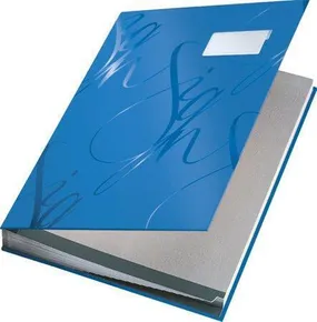 Książeczka do podpisów Leitz Design, niebieska