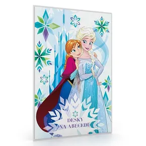Desky na abecedu Frozen - světlé