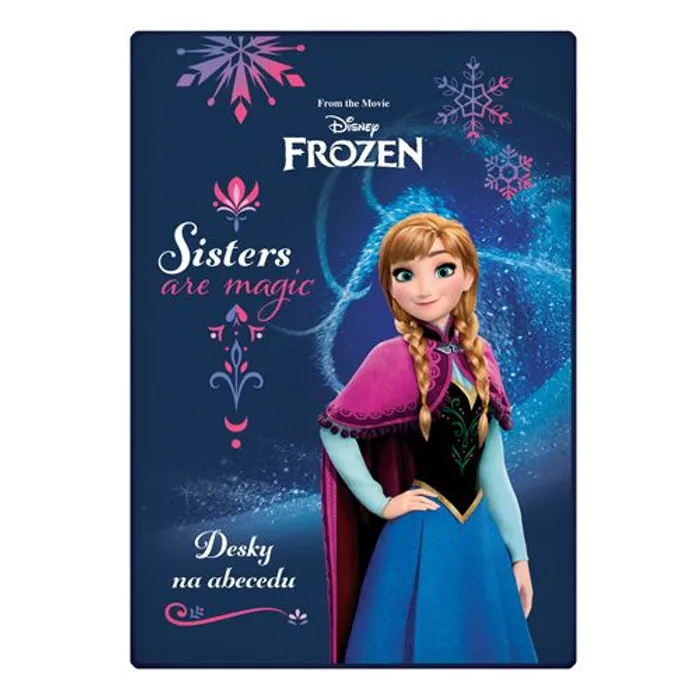 Główne zdjęcie produktu Desky na abecedu Frozen/Ledové království -tmavé