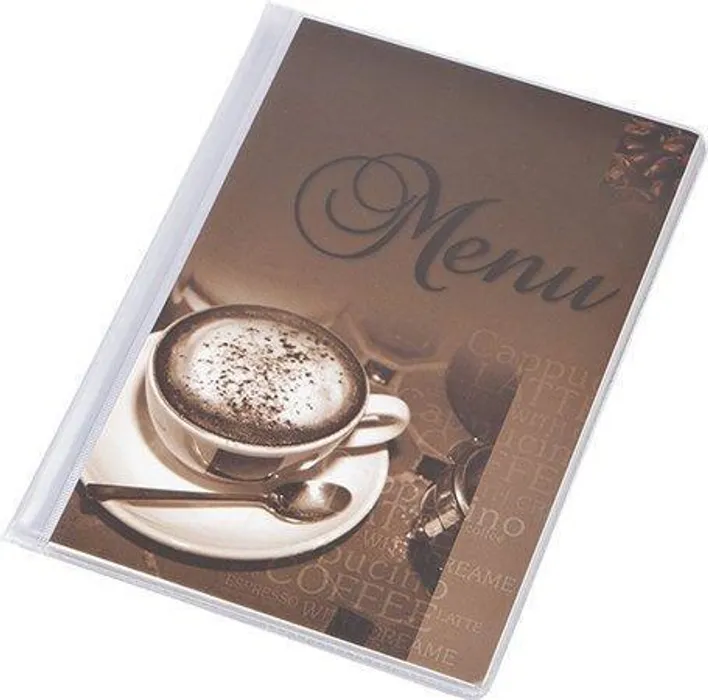 Główne zdjęcie produktu Desky na jídelní lístek "Coffee", motiv káva, A5, PANTA PLAST