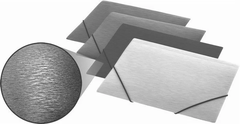 Główne zdjęcie produktu Desky s gumičkou "Simple", 15 mm, PP, A5, PANTA PLAST, kovově černá
