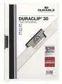 Płyty z szybkim spoiwem „DURACLIP® 30”, białe, z klipsem, A4, DURABLE