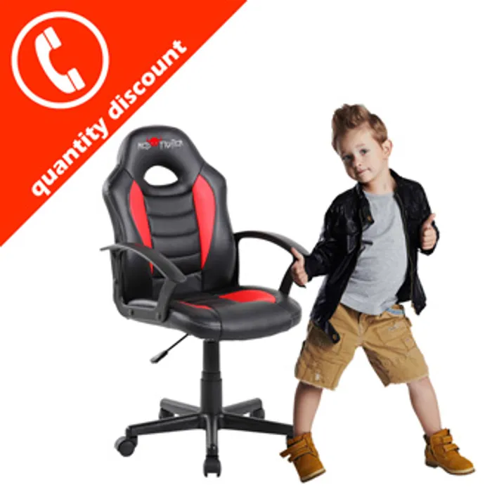 Główne zdjęcie produktu Dětská herní židle Red Fighter C5, černo-červená, 5-PACK