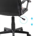 Gamingowy dziecięcy fotel Red Fighter C5, czarno-czerwona, + zestaw 3 w 1 CM310 PROMO