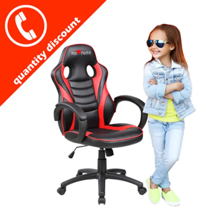 Główne zdjęcie produktu Dětská herní židle Red Fighter C6, černo-červená, 5-PACK