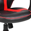 Gamingowy dziecięcy fotel Red Fighter C6, czarno-czerwona, + zestaw 3 w 1 CM310 PROMO