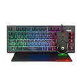 Gamingowy dziecięcy fotel Red Fighter C6, czarno-czerwona, + zestaw 3 w 1 CM310 PROMO