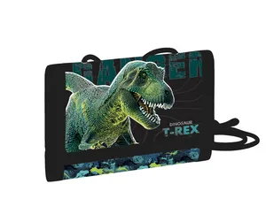 Tekstylny portfel dziecięcy Premium Dinosaurus
