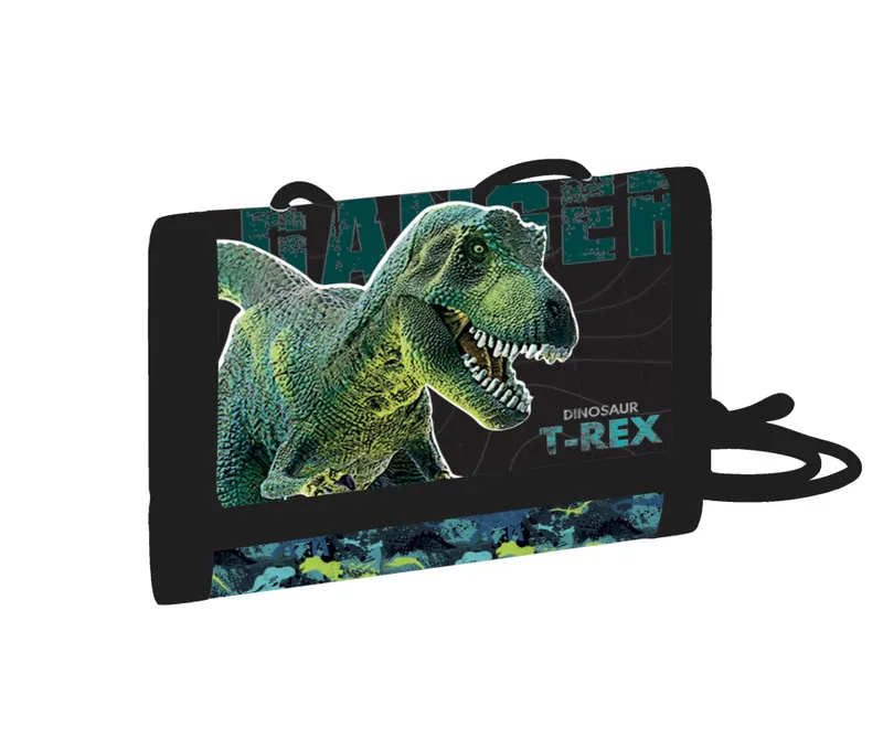 Główne zdjęcie produktu Dětská textilní peněženka Premium Dinosaurus