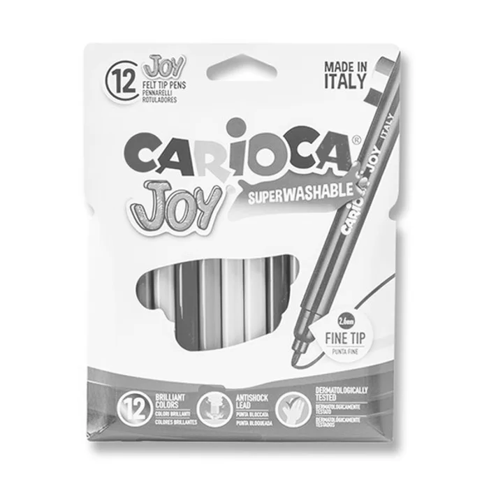 Główne zdjęcie produktu Dětské fixy Carioca Joy 12 barev