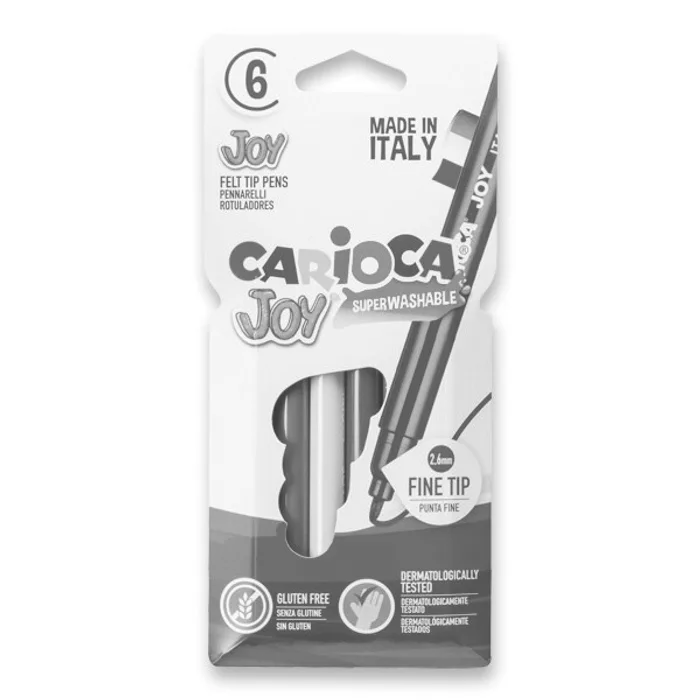 Główne zdjęcie produktu Dětské fixy Carioca Joy 6 barev