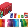 Następne zdjęcie produktu Markery dla dzieci Faber-Castell 155533 Złącze samochodzik blaszany, 33 kolory