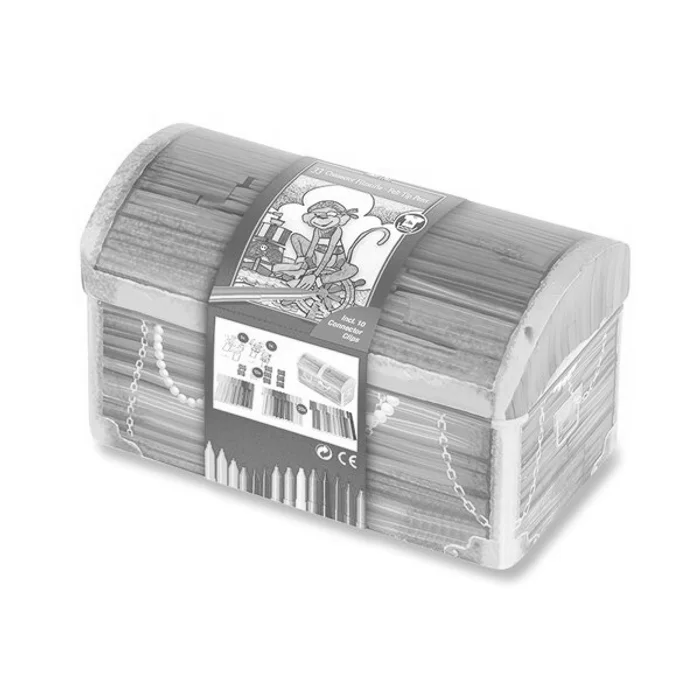 Główne zdjęcie produktu Dětské fixy Faber-Castell 155536 Connector truhla, 33 barev