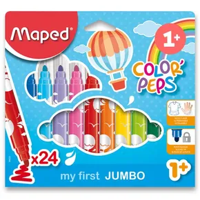 Markery dla dzieci Maped Color'Peps Jumbo 24 kolory