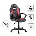 Gamingowy dziecięcy fotel Red Fighter C5, czarno-czerwona