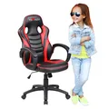 Następne zdjęcie produktu Fotel dla dzieci Red Fighter C6, czarno-czerwony, + mikrofon Marvo MIC-02, PROMO