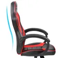 Fotel dla dzieci Red Fighter C6, czarno-czerwony, + mikrofon Marvo MIC-02, PROMO