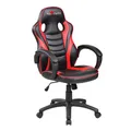 Fotel dla dzieci Red Fighter C6, czarno-czerwony, + mikrofon Marvo MIC-02, PROMO