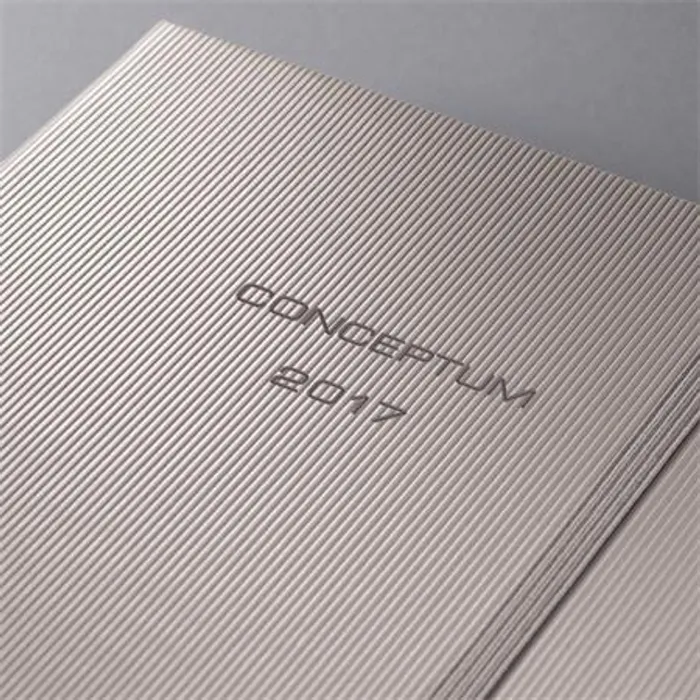 Główne zdjęcie produktu Diář "Conceptum" metalická hnědá Desert, A5, týdenní, 2017, tvrdé desky, SIGEL