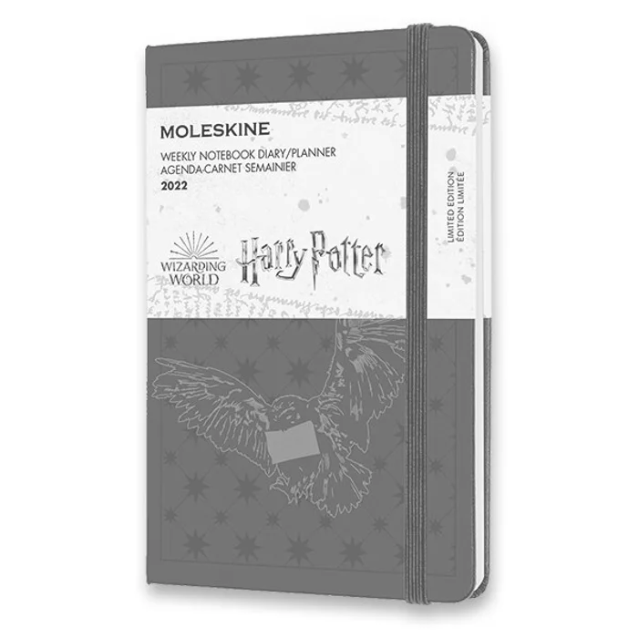 Główne zdjęcie produktu Diář Moleskine 2022 Harry Potter - tvrdé desky S, týdenní, modrý