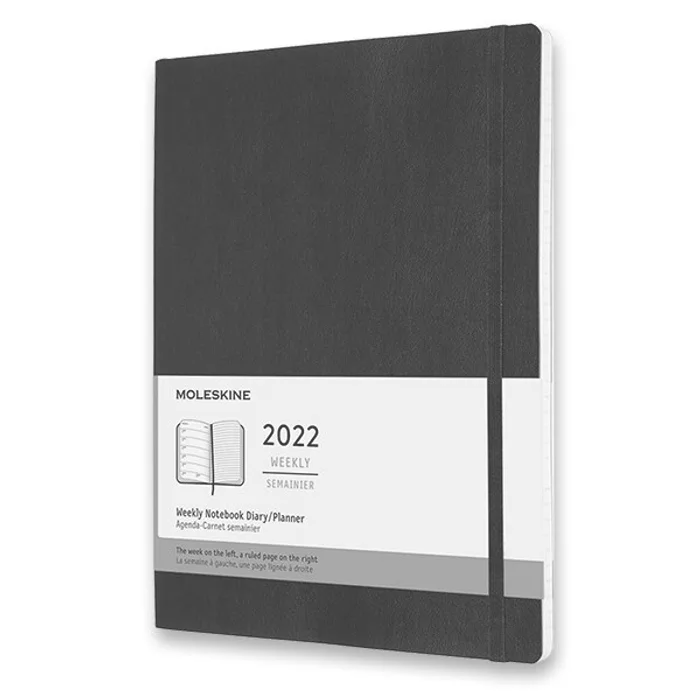 Główne zdjęcie produktu Diář Moleskine 2022 - měkké desky černý