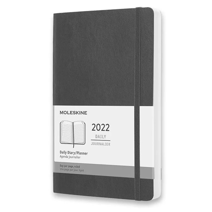 Główne zdjęcie produktu Diář Moleskine 2022 - měkké desky černý