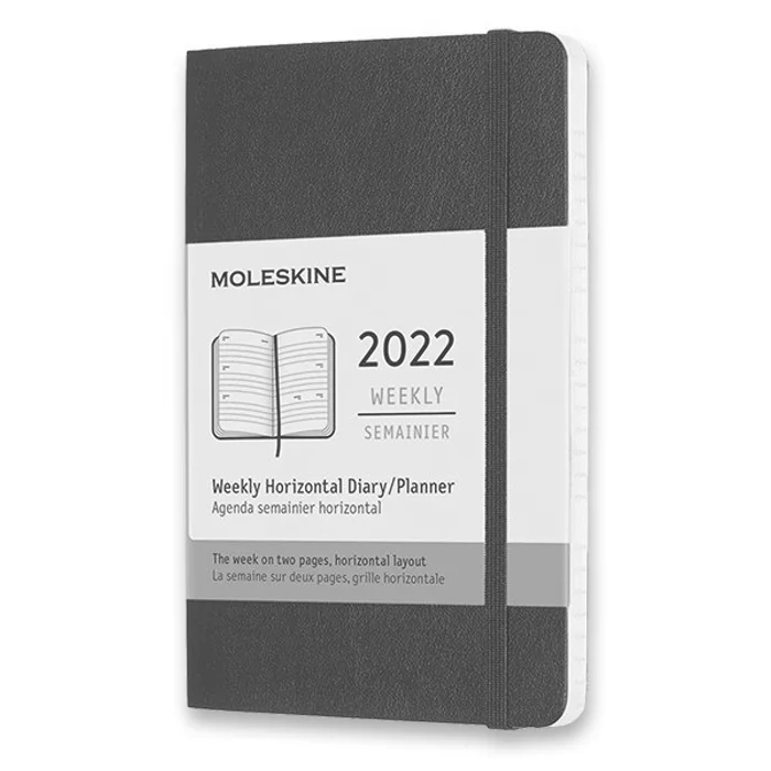 Główne zdjęcie produktu Diář Moleskine 2022 - měkké desky modrý