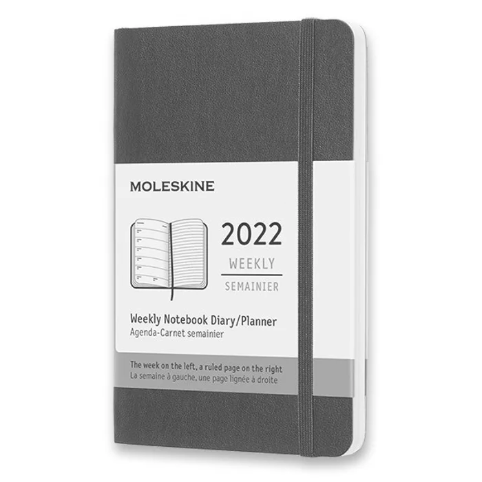 Główne zdjęcie produktu Diář Moleskine 2022 - měkké desky modrý