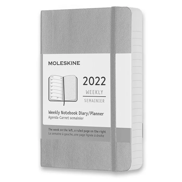 Główne zdjęcie produktu Diář Moleskine 2022 - měkké desky sv. zelený