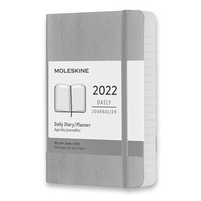 Główne zdjęcie produktu Diář Moleskine 2022 - měkké desky sv. zelený