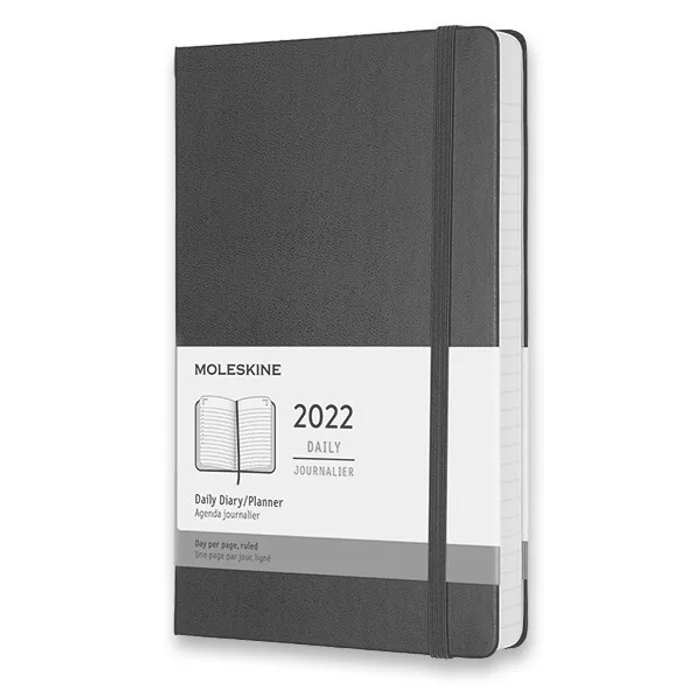 Główne zdjęcie produktu Diář Moleskine 2022 - tvrdé desky černý