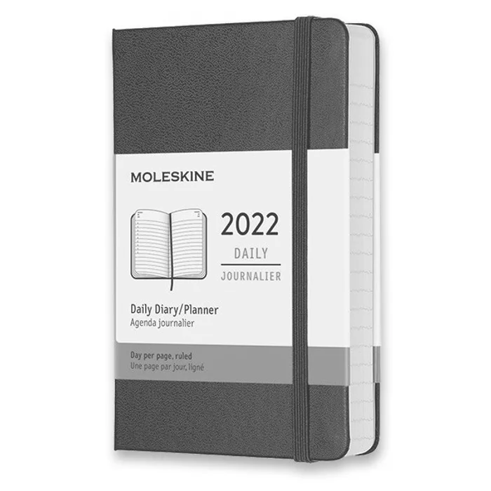 Główne zdjęcie produktu Diář Moleskine 2022 - tvrdé desky černý