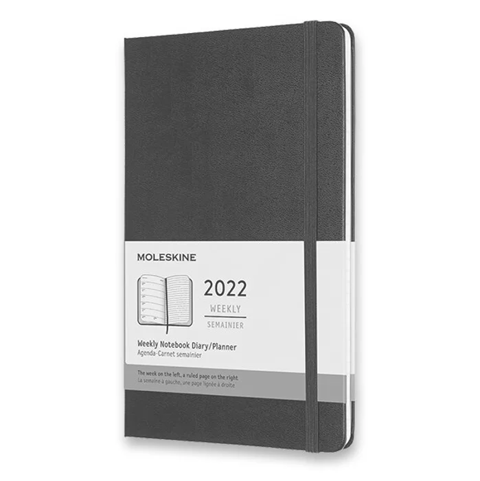 Główne zdjęcie produktu Diář Moleskine 2022 tvrdé desky modrý