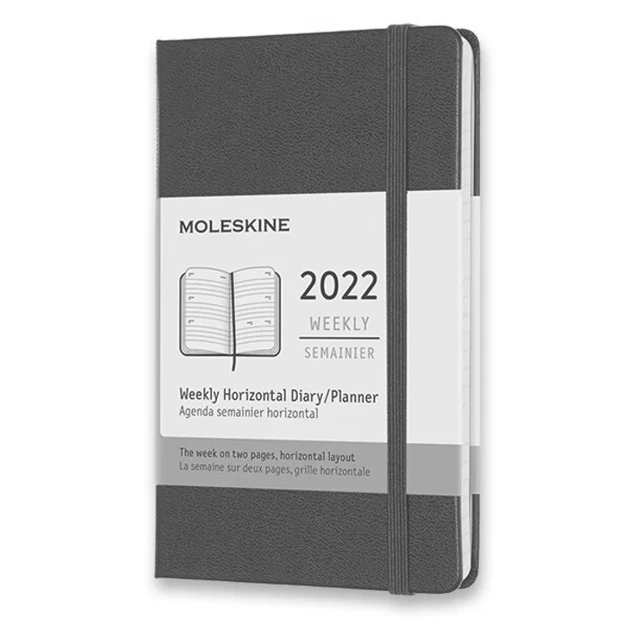 Główne zdjęcie produktu Diář Moleskine 2022- tvrdé desky modrý