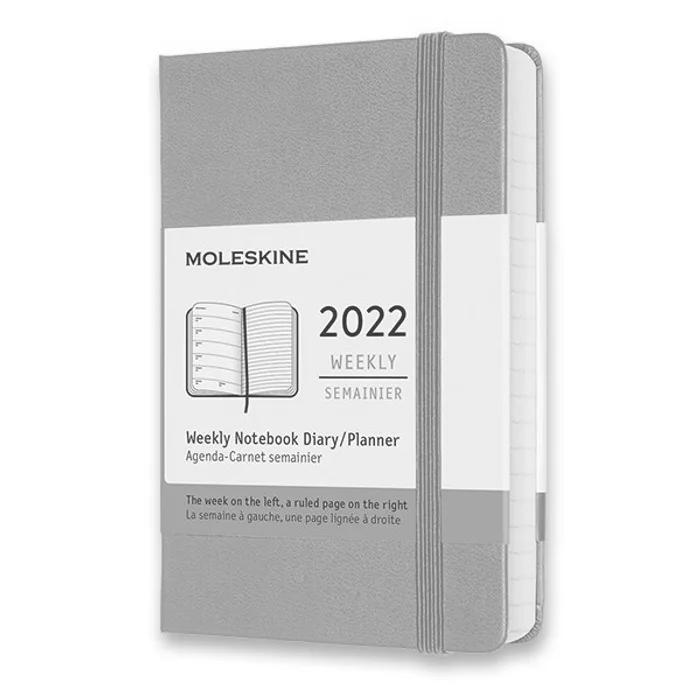 Główne zdjęcie produktu Diář Moleskine 2022 - tvrdé desky sv. zelený