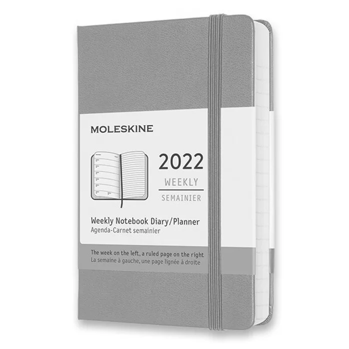 Główne zdjęcie produktu Diář Moleskine 2022 - tvrdé desky tm. růžový