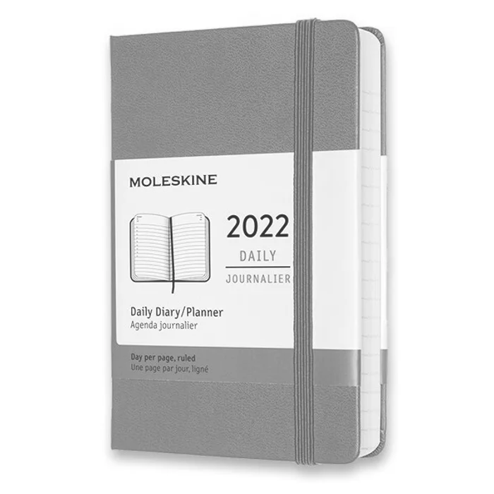 Główne zdjęcie produktu Diář Moleskine 2022 - tvrdé desky tm. růžový